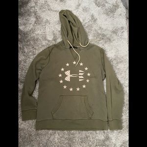 Women’s large under armor v-neck hoodie sold